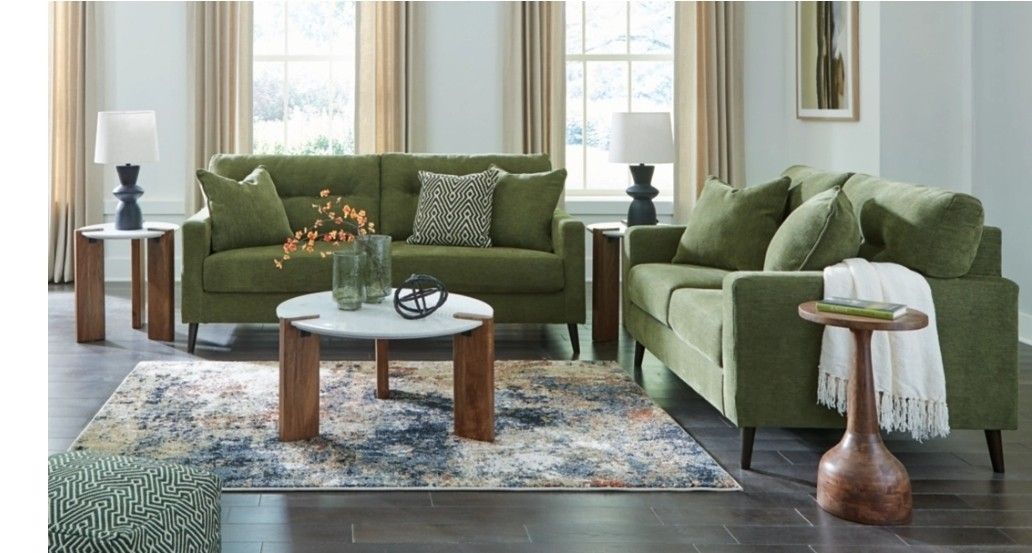Bixler 2 Cushion Sofa and Loveseat