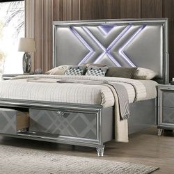 Queen Bed Frame  Dresser   Mirror One Nightstand  Free Local Delivery