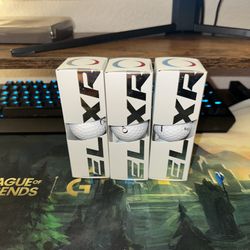 3 Elixir Golf Ball Boxes Of 3
