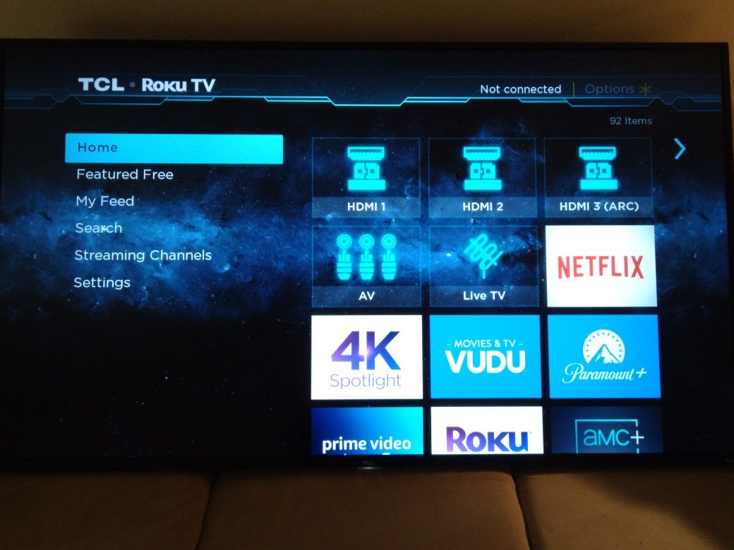 64 Inch TCL/Roku Smart TV