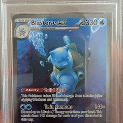 Pokemon Psa 10 Blastoise Ex Alt Art 151