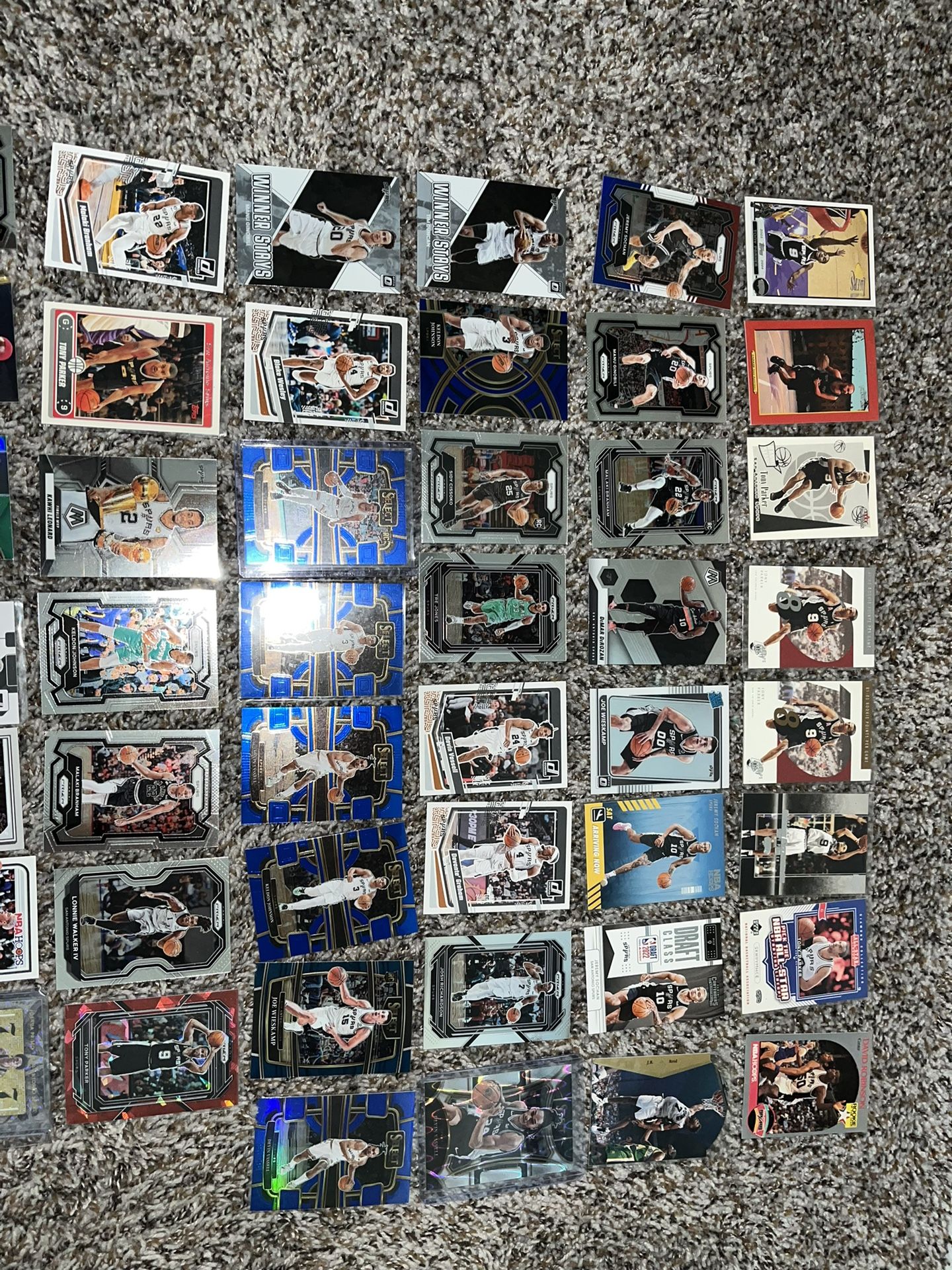 Spurs Basket Ball Cards