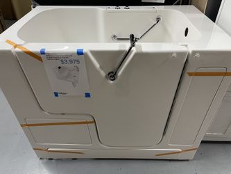 American Standard Gelcoat premium series 32 in. x 52 in. Right Hand Drain Soaking Bathtub in White  3252OD.109.ARW-PC