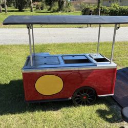 Mobile Food Business Opportunity – Heavy-Duty Commercial Cart w/ Hood