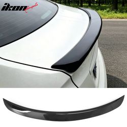 Fits 2012-2017 Hyundai Accent Sedan 4DR Rear Trunk Spoiler Wing Gloss Black ABS