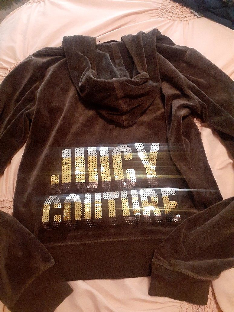 Juicy Couture Jacket W/Hoodie🤎💛