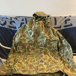 Penfield Gibson Hooded Jacket Army Camo Size Medium