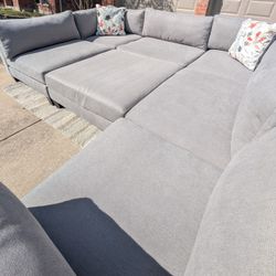 Grey Modular Sectional Couch, DELIVERY AVAILABLE!!