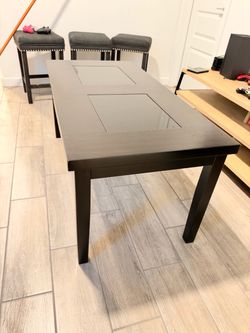 Dark Brown Rectangular center Table