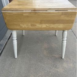 Dropped Down Sides Table & 2 Chairs.