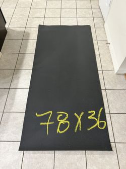 exercise equipment mat 78x36