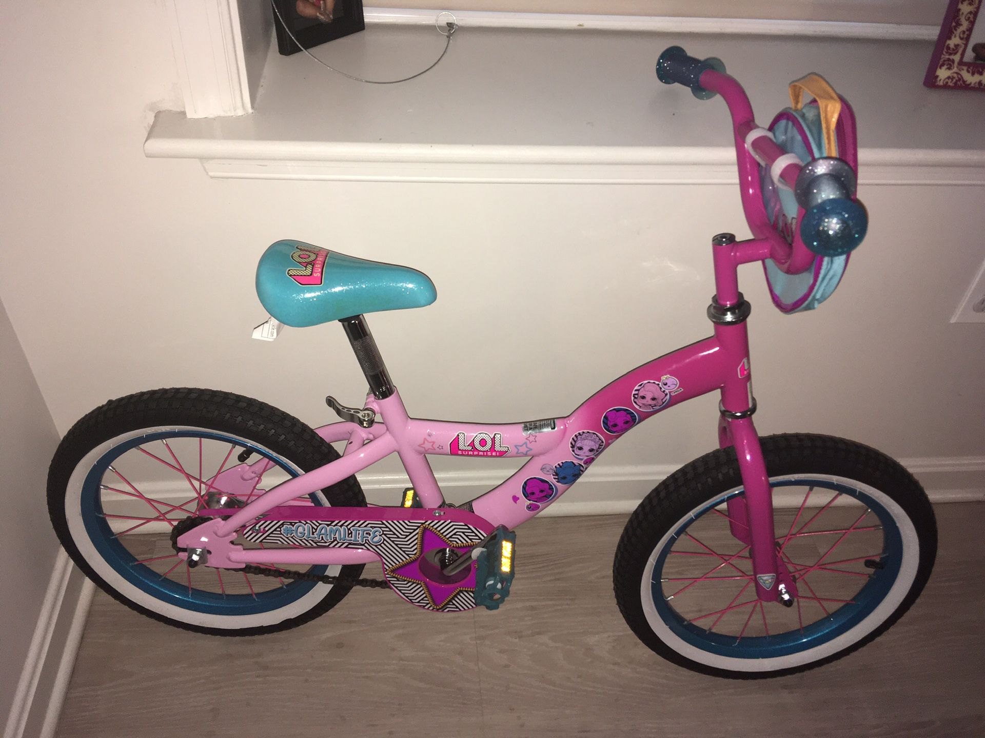16” LOL Surprise Kids Bike w/Training Wheels