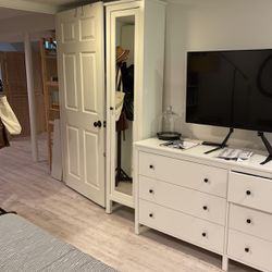 Ikea Hemnes Tall Mirror Cabinet