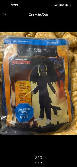 How To Train Your Dragon Costume 7-8 NEW HALLOWEEN 