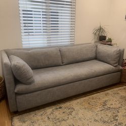 West Elm Shelter Sleeper Sofa- Pull out bed Queen