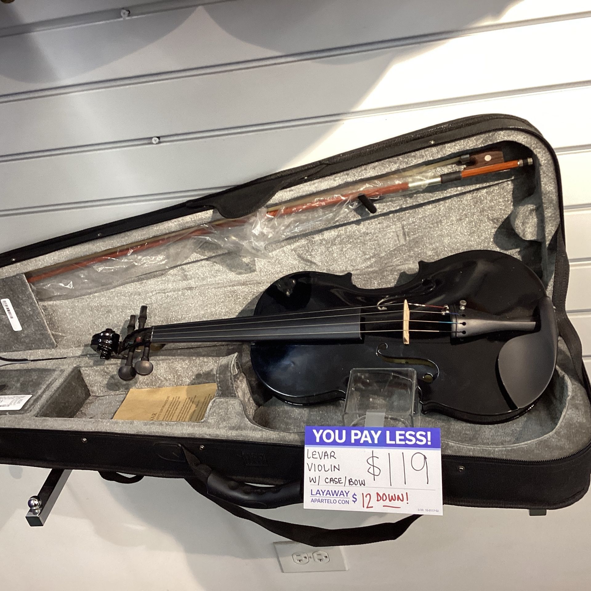 Leaver Violin With Case And Bow
