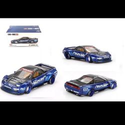 Kaido House x Mini GT Honda NSX Evasive V2 Blue 1:64 Model KHMG137-2B