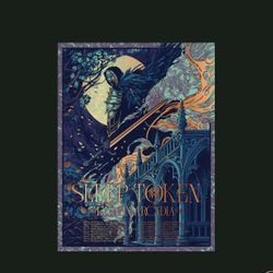 Sleep Token EIA Tour Gold Foil Poster