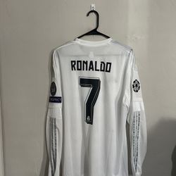 Real Madrid 2015-16 Home Ronaldo Jersey (small Medium Large XL 2X)