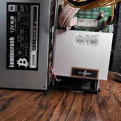 Bitmain Antminer S9j_14.5T w/ Lemincrash 12v PSU