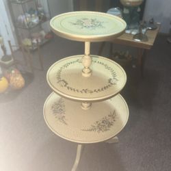 Vintage Replica 3 Tier Display Table