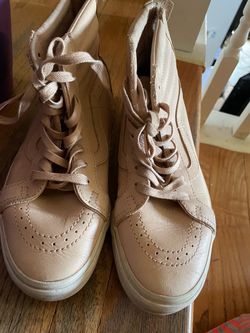 Vans Leather High-Top Sneakers