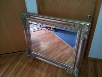 Ornate Beveled Mirror