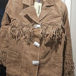 New Fringe Suede Jacket 