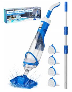 Cordless Pool Vacuum with Telescopic Pole