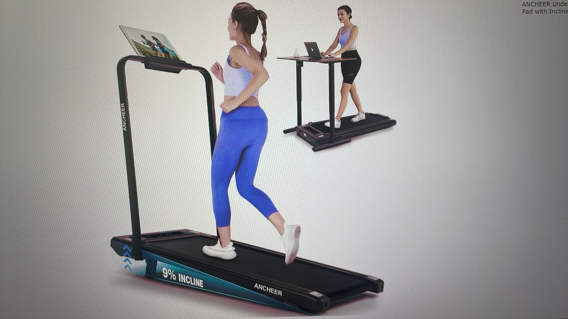 This Week Special! (Make Me An Offer) New Under Desk Walking/Running Pad With Incline!