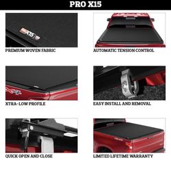 TruXedo Pro X15 Soft Roll Up Truck Bed Tonneau Cover 