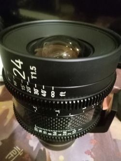 24mm e mount cine lens