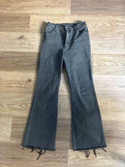 Light black flare jeans