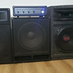 Speakers  18s Sonido Completo Para Party O  Karaoke