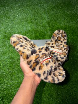 Balenci Fur Slides