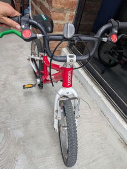 Woom 2 kids red bike 14"