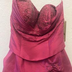 Pink Dress Prom Quinceañera Party Dress Size S
