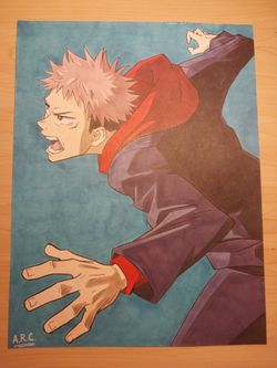 Anime Artwork - Itadori Yuuji (Jujutsu Kaisen)