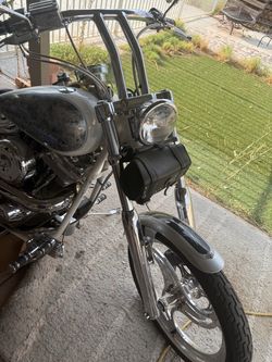 Harley FXSTD front end