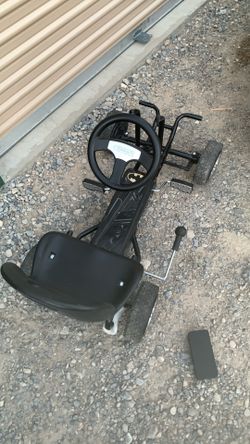 Hauck Batmobile Pedal Go Kart, Superhero Ride On Batman Car Vehicle for Kids, Black