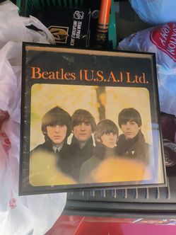 FRAMED BEATLES 1965 USA TOUR Concert Program Tour Book