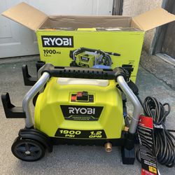 RYOBI 1900 PSI 1.2 GPM Cold Water Wheeled Corded Electric Pressure Washer