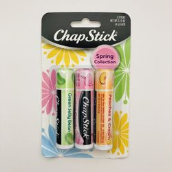 New CHAPSTICK Spring Collection Set of 3 lip balms