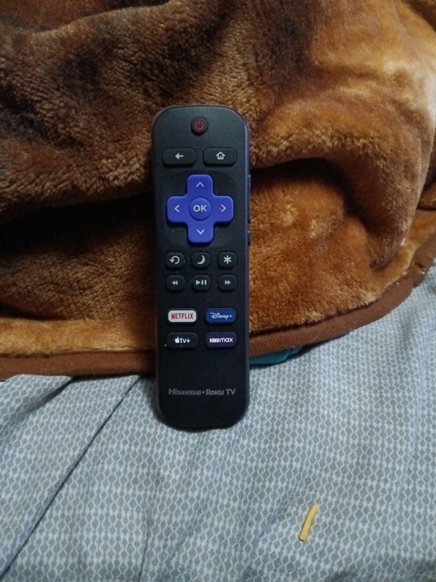 New Remote For Hisense Roku Tv