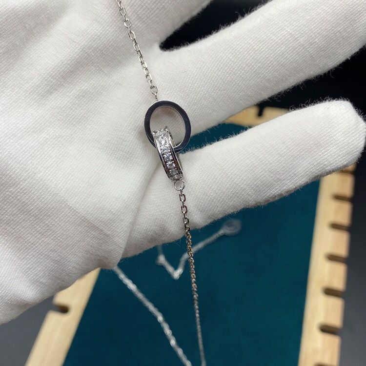 Cartier Cartier classic double-ring necklace