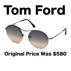Tom Ford 58MM Round Sunglasses 