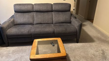 Power Recliner sofa with tea stand