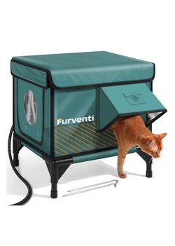 Furventi Outdoor Heated Cat House