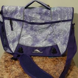 High Sierra Women's Purple Messenger Bag Adjustable Strap NWOT!