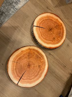 2 Pcs Wood Floor Cushion